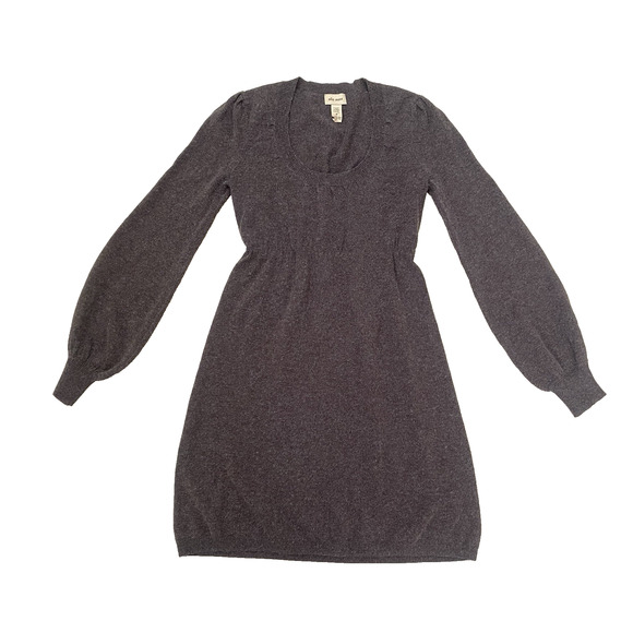 Ella Moss Y2K Babydoll Cashmere Silk Dress M Long Sleeve Preppy Fairy Boho - Picture 1 of 6